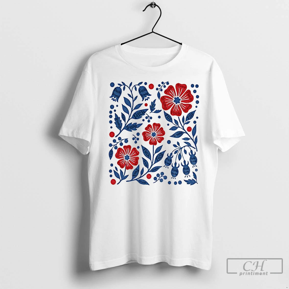 Premium Floral Fdt Protest Subtle Fuck Trump Anti Trump T-Shirts, Hoodie, Sweatshirt | InkNestWear.com