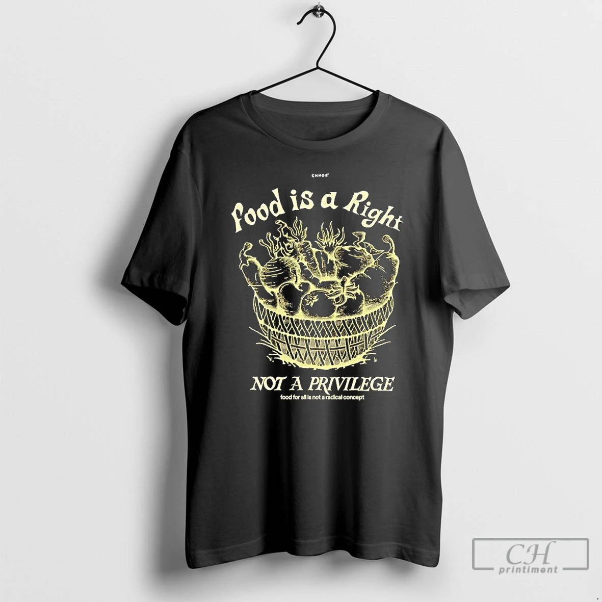 Premium Food Is A Right Not A Privilege Food For All Is Not A Radical T-Shirts, Hoodie, Sweatshirt | InkNestWear.com