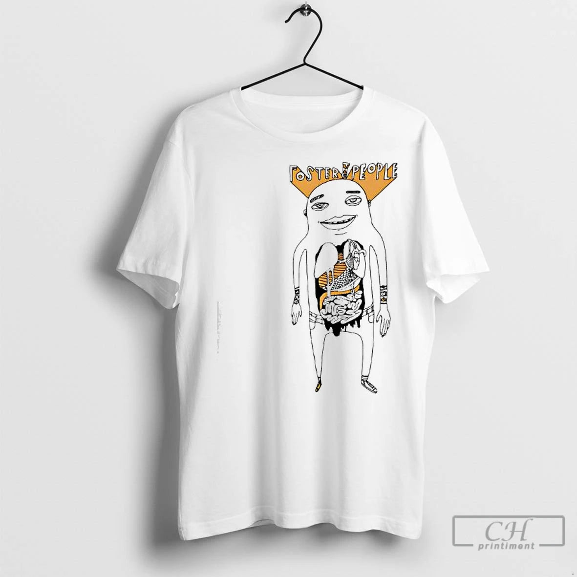 Premium Foster The People Yellow Organ Graphic T-Shirts, Hoodie, Sweatshirt | InkNestWear.com