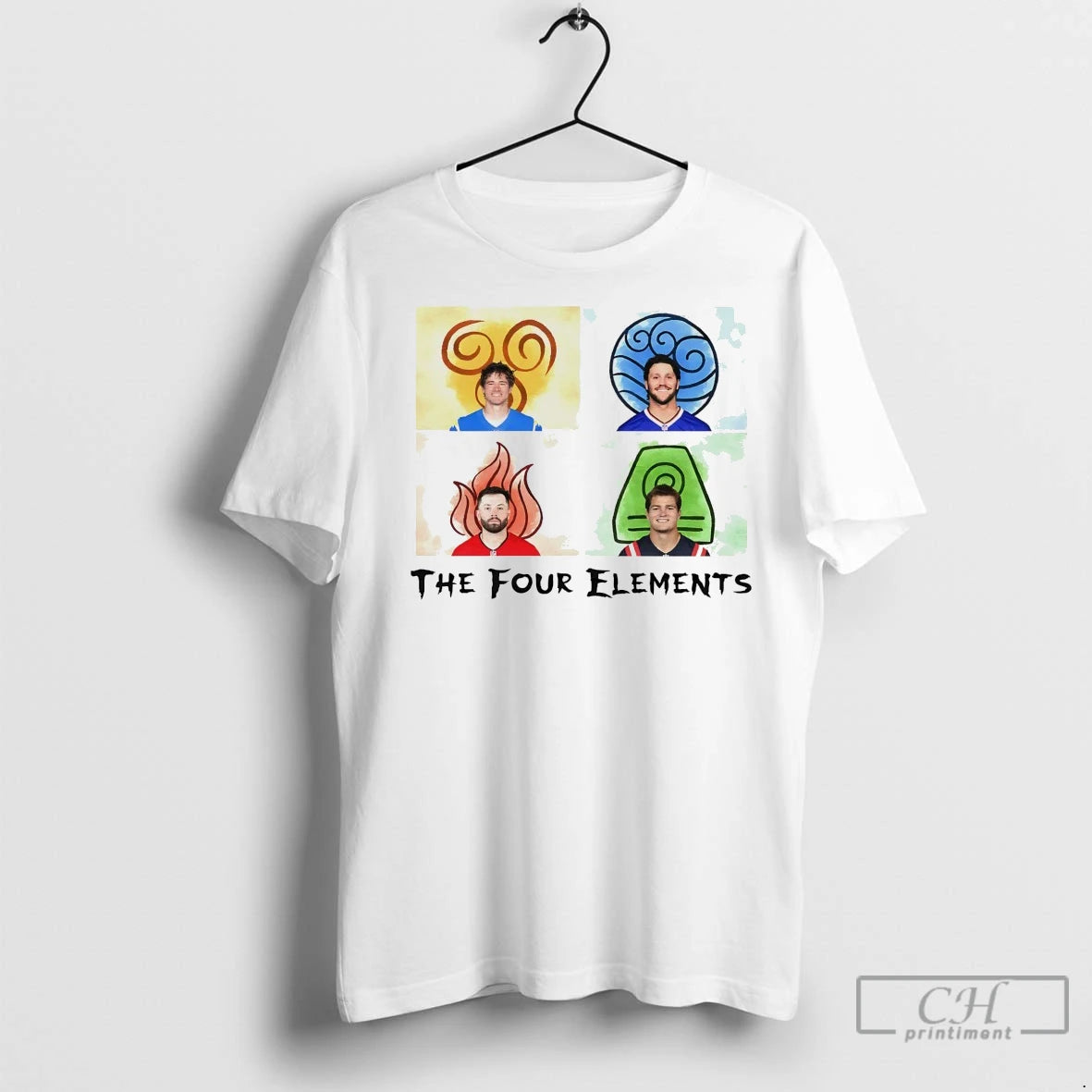 Premium Four Quarterbacks Elements T-Shirts, Hoodie, Sweatshirt | InkNestWear.com