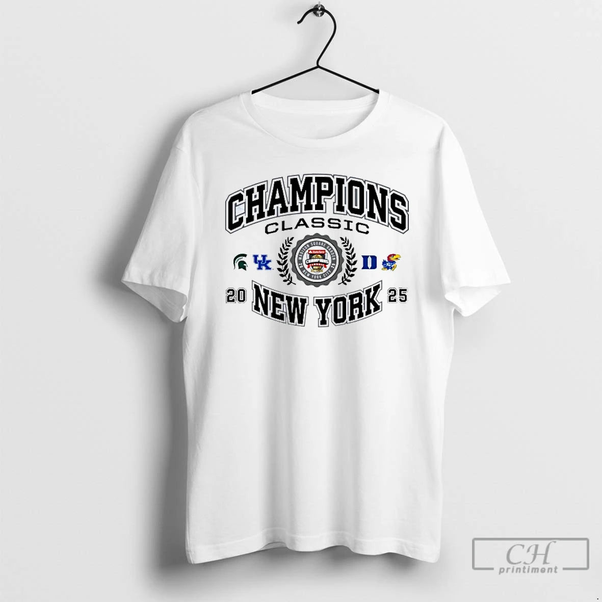 Premium Four Teams 2025 Madison Square Garden New York Champions Classic T-Shirts, Hoodie, Sweatshirt | InkNestWear.com