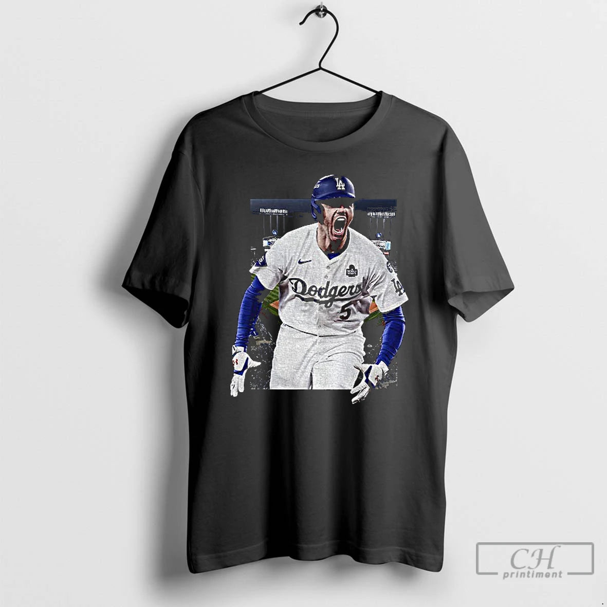 Premium Freddie Freeman Los Angeles Baseball Screaming Photo T Shirts Hoodie, Sweatshirt | InkNestWear.com