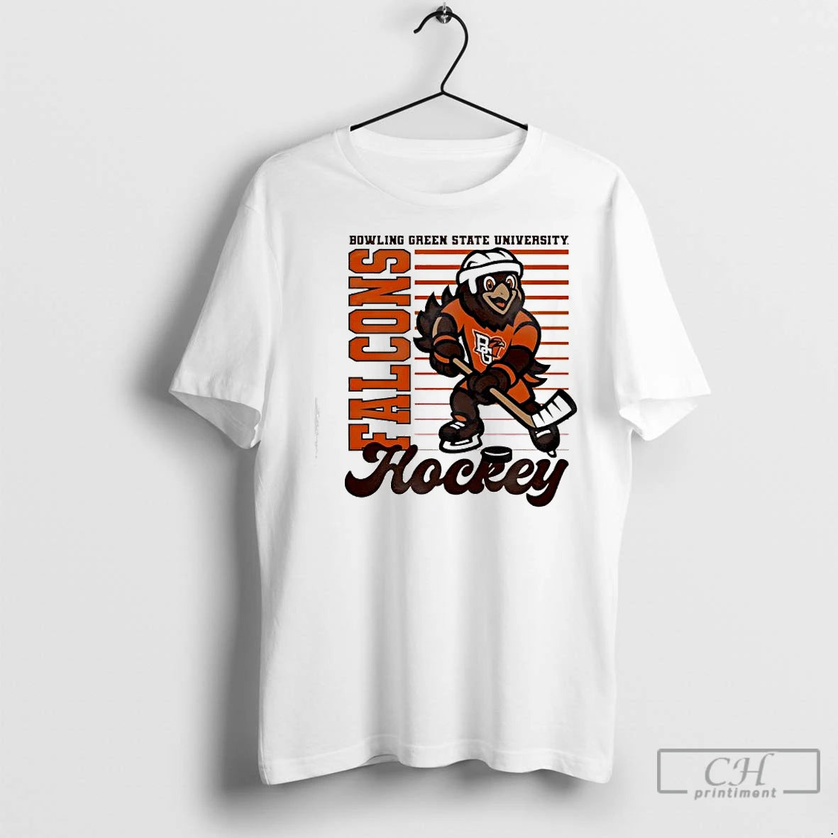 Premium Freddy Falcon Hockey Bowling Green State University Mascot T-Shirts, Hoodie, Sweatshirt | InkNestWear.com