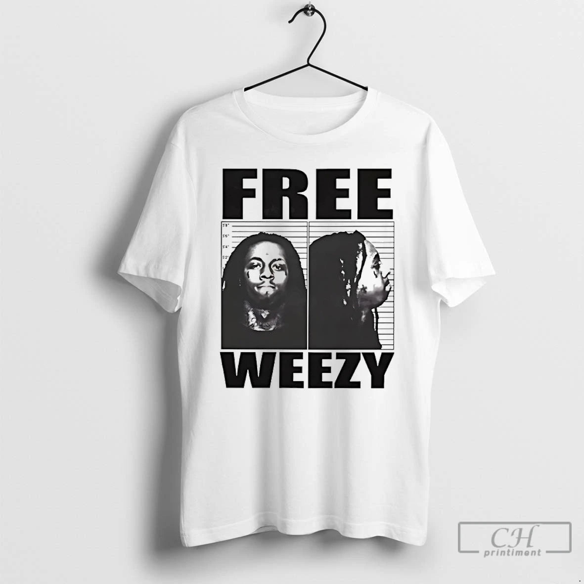 Premium Free Weezy Lil Wayne Mugshot T Shirts Hoodie, Sweatshirt | InkNestWear.com