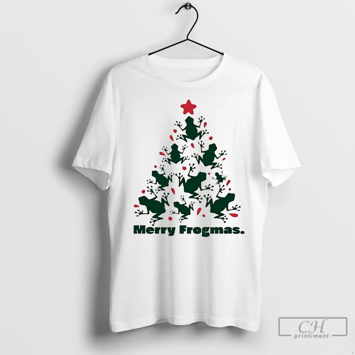 Premium Frog Christmas Tree Merry Frogmas T-Shirts, Hoodie, Sweatshirt | InkNestWear.com