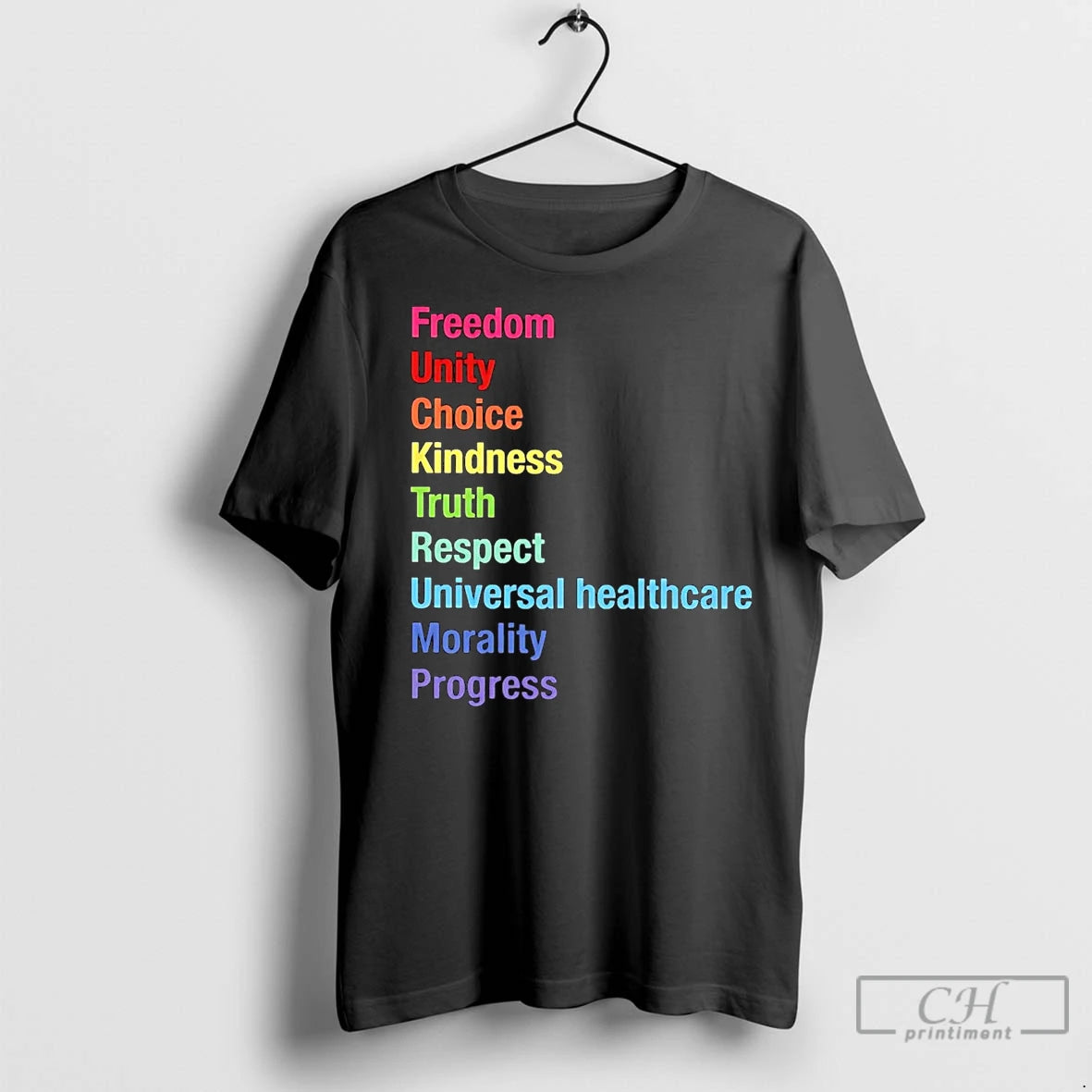 Premium Fuck Trump Freedom Unity Choice Kindness Truth Respect T-Shirts, Hoodie, Sweatshirt | InkNestWear.com