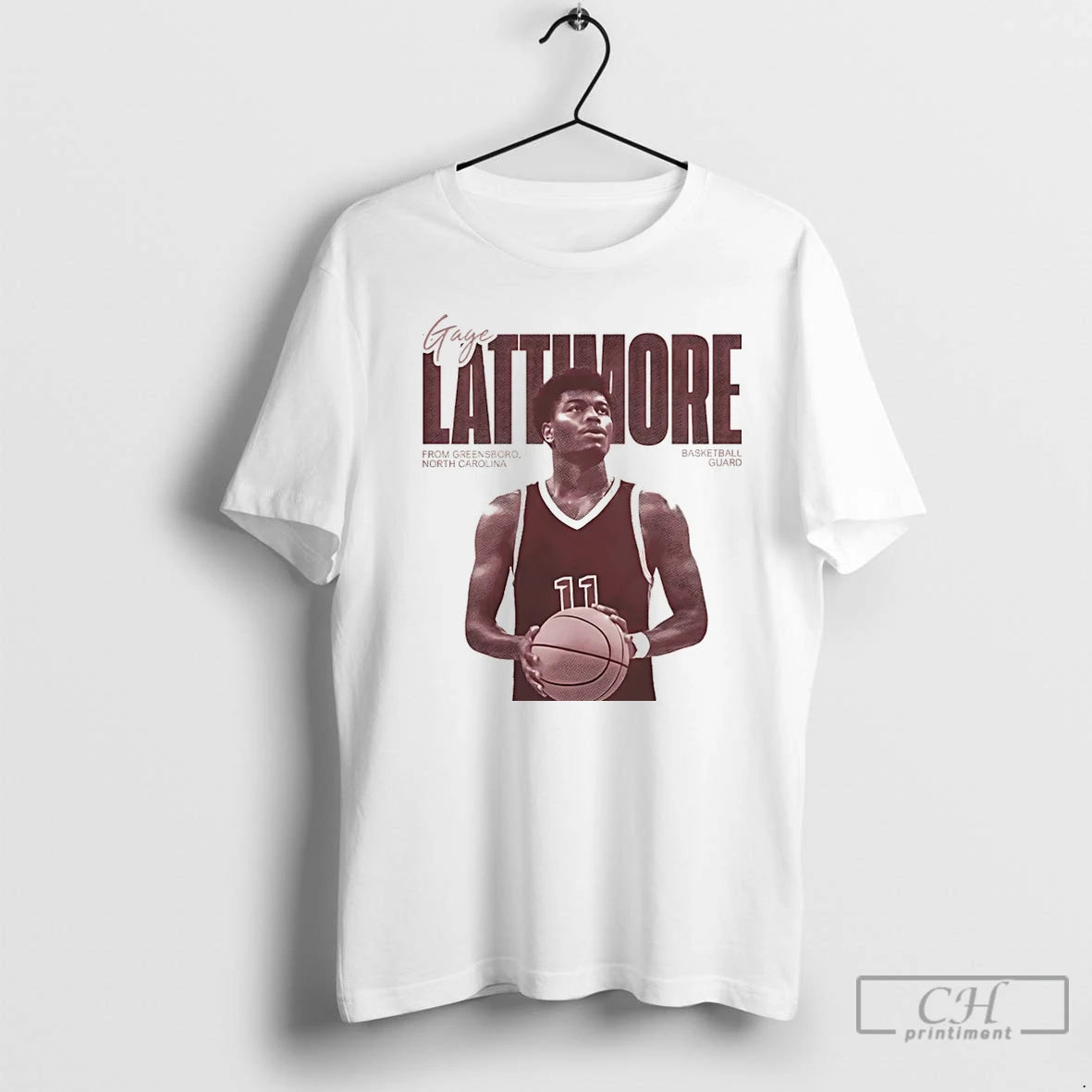 Premium Gage Lattimore Basketball From Greensboro North Carolina Vintage Christmas T Shirts Hoodie, Sweatshirt