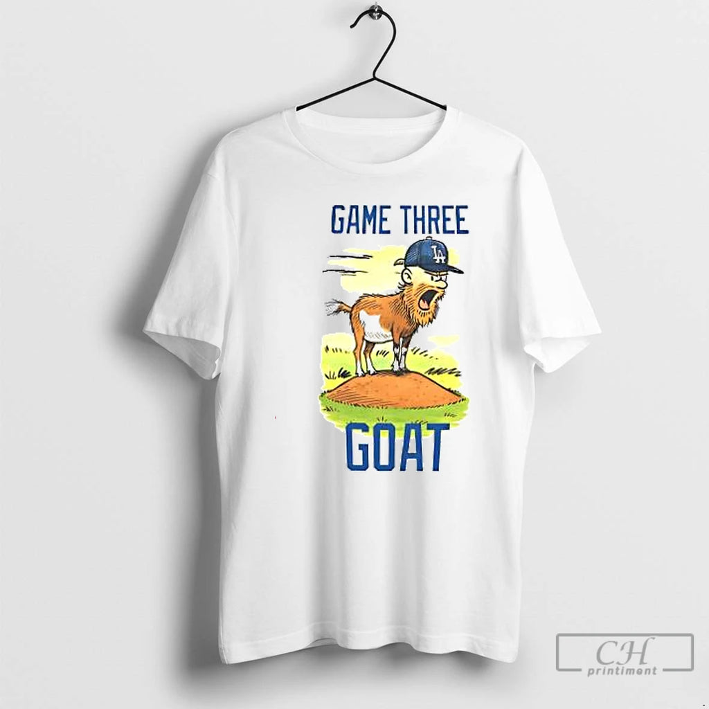 Premium Game 3 Goat Los Angeles Dodgers T Shirts Hoodie, Sweatshirt | InkNestWear.com
