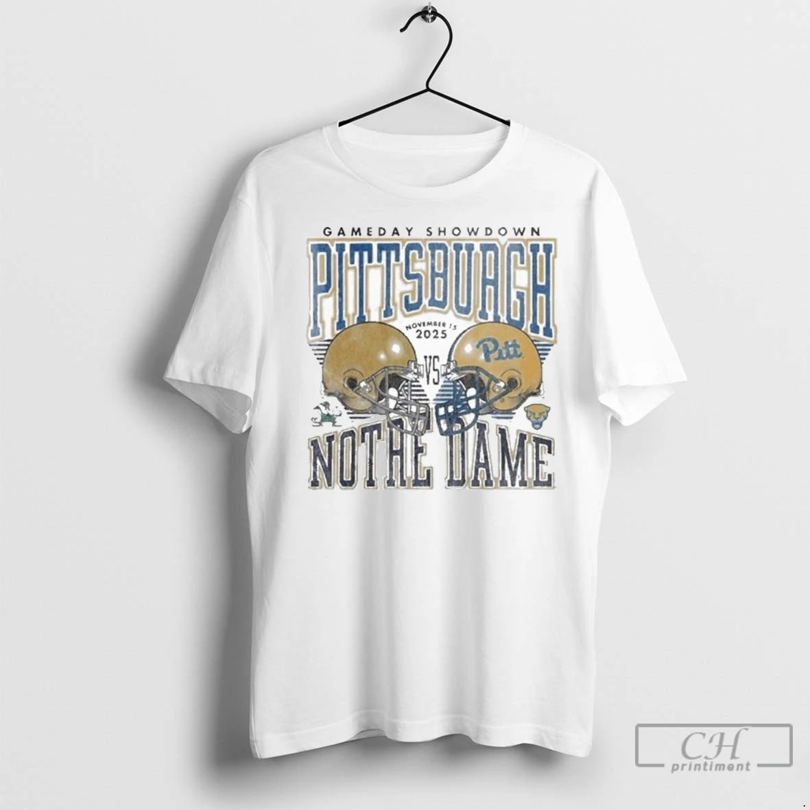 Premium Gameday Football 2025 Pitt Panthers Vs Notre Dame Fighting Irish Matchup T-Shirts, Hoodie, Sweatshirt