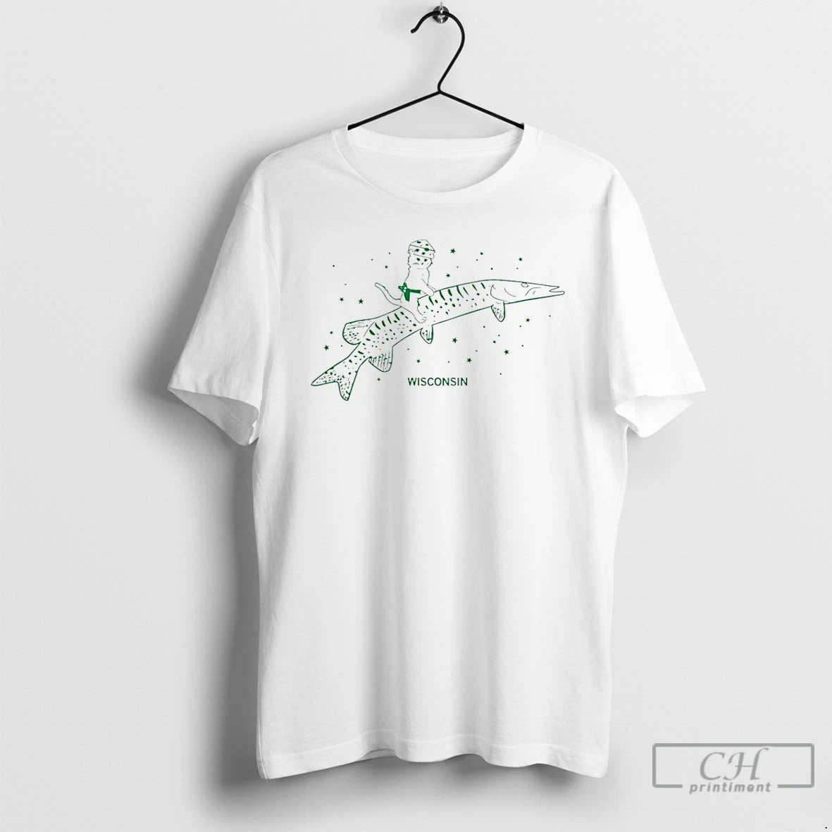 Premium Gary Swimming Through The Badger State On A Musky T-Shirts, Hoodie, Sweatshirt | InkNestWear.com