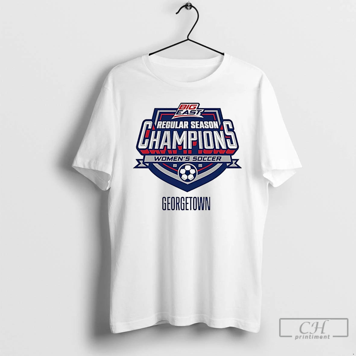 Premium Georgetown Womens Soccer 2025 Big East Regular Season Champions T Shirts Hoodie, Sweatshirt | InkNestWear.com