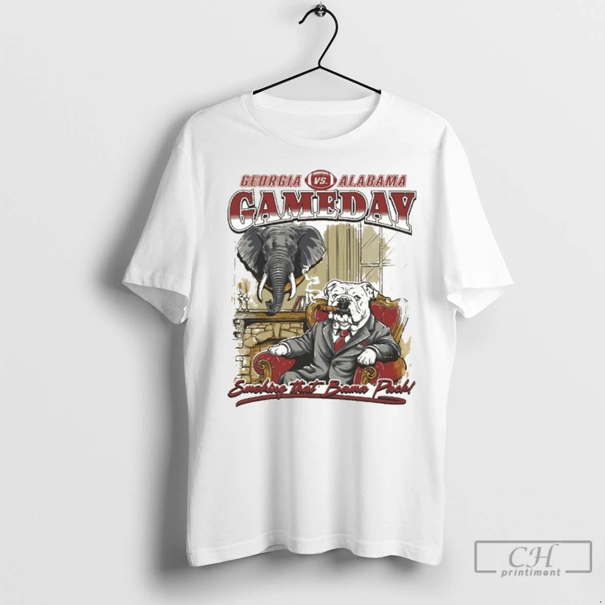 Premium Georgia Football Vs Alabama Gameday Smoking That Bama Pack T-Shirts, Hoodie, Sweatshirt | InkNestWear.com