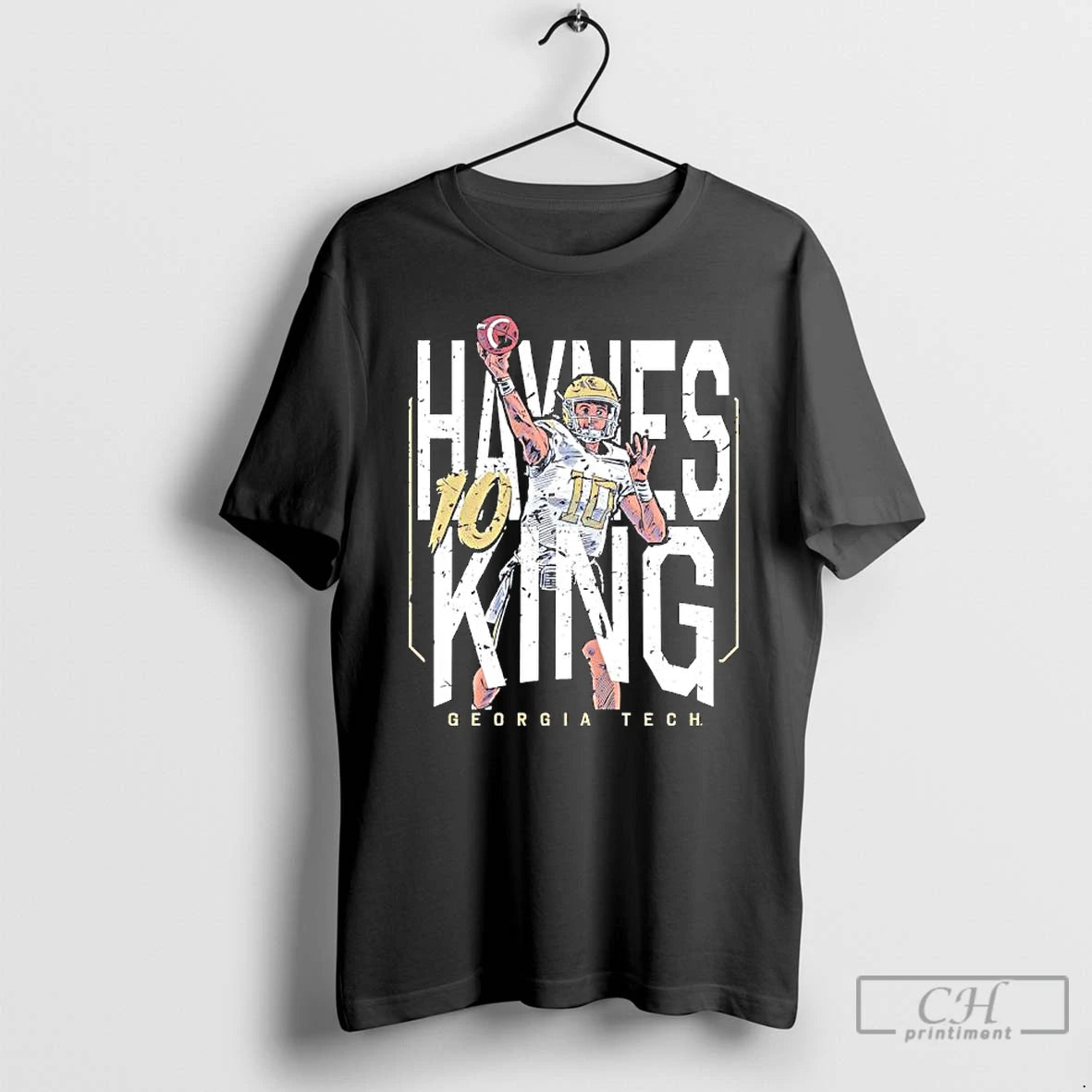 Premium Georgia Tech 10 Haynes King Football Breakthrough T Shirts Hoodie, Sweatshirt | InkNestWear.com