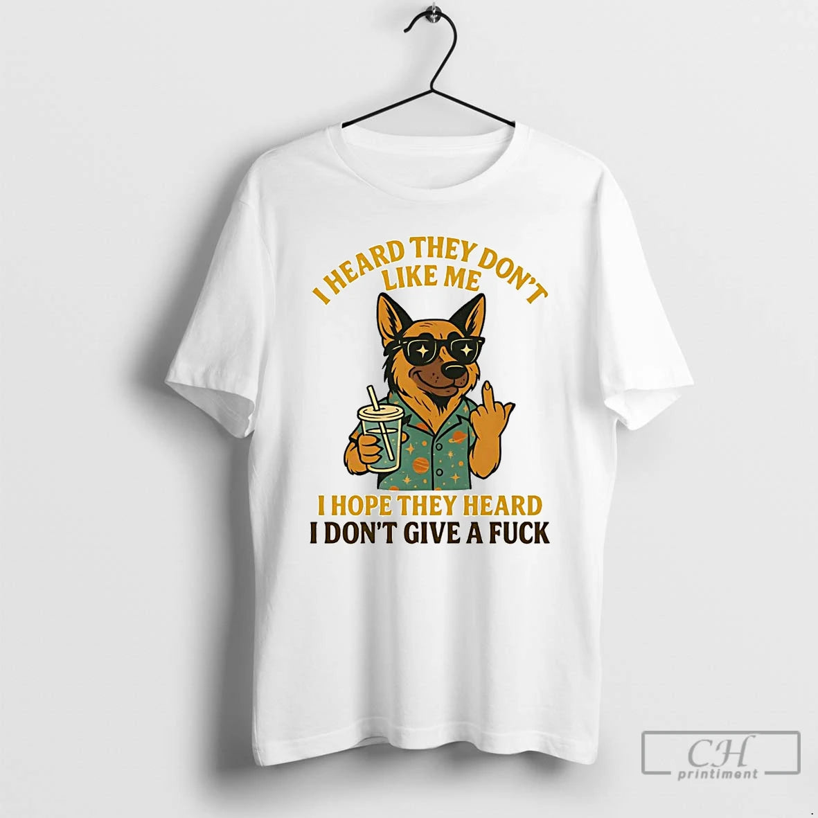 Premium German Shepherd I Heard They Dont Like Me T Shirts Hoodie, Sweatshirt | InkNestWear.com