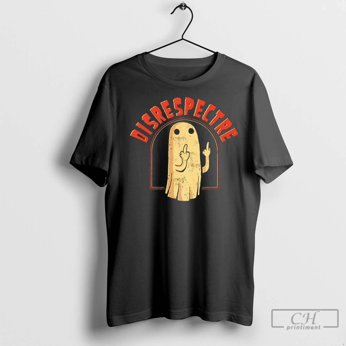 Premium Ghost Middle Finger Disrespectre T-Shirts, Hoodie, Sweatshirt | InkNestWear.com