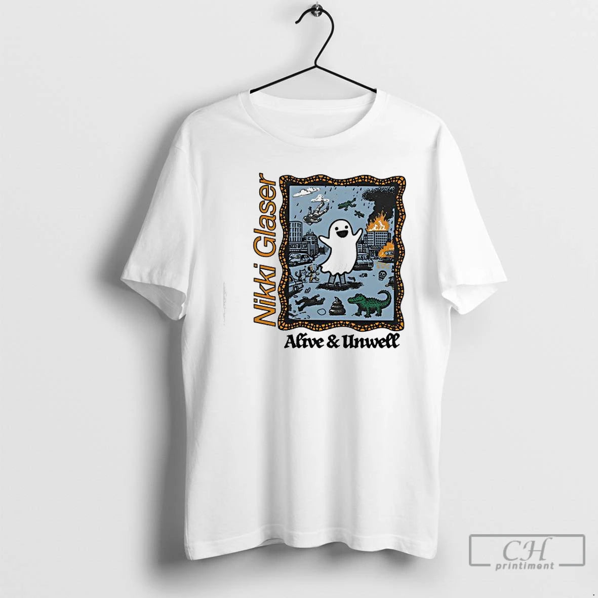 Premium Ghost Nikki Glaser Alive And Unwell T Shirts Hoodie, Sweatshirt | InkNestWear.com
