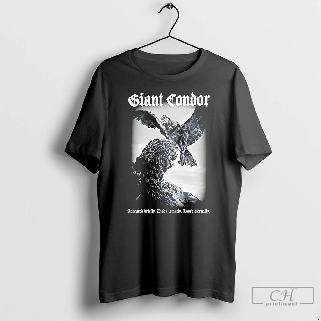 Premium Giant Condor Vintage Black T Shirts Hoodie, Sweatshirt | InkNestWear.com