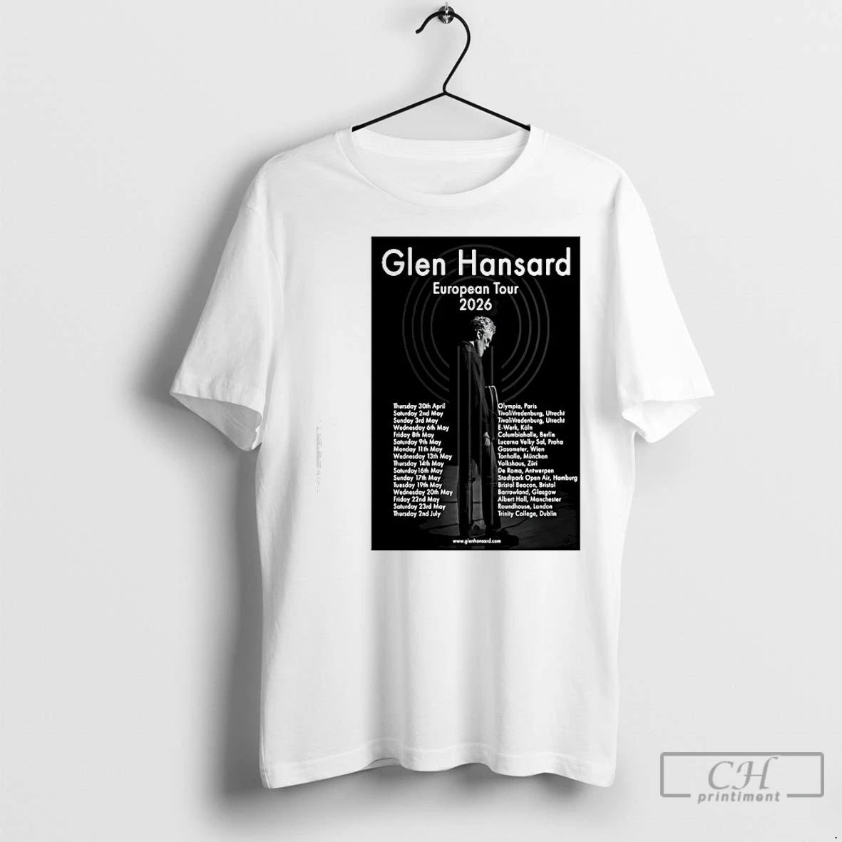 Premium Glen Hansard European Tour 2026 T-Shirts, Hoodie, Sweatshirt | InkNestWear.com