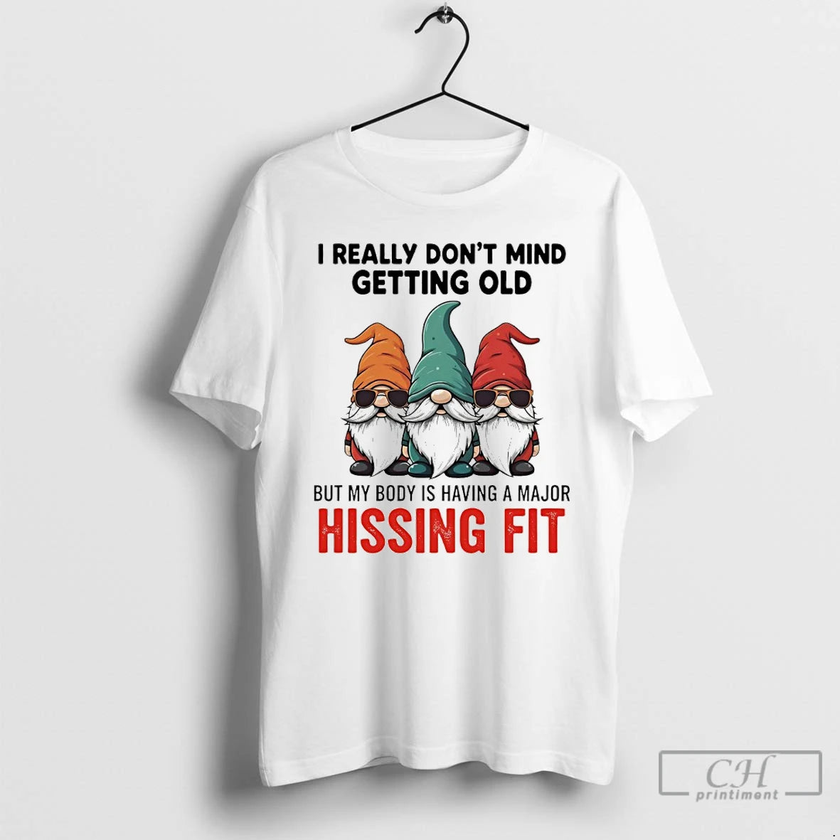 Premium Gnome Christmas I Really Dont Mind Getting Old But My Body Is Having T-Shirts, Hoodie, Sweatshirt | InkNestWear.com