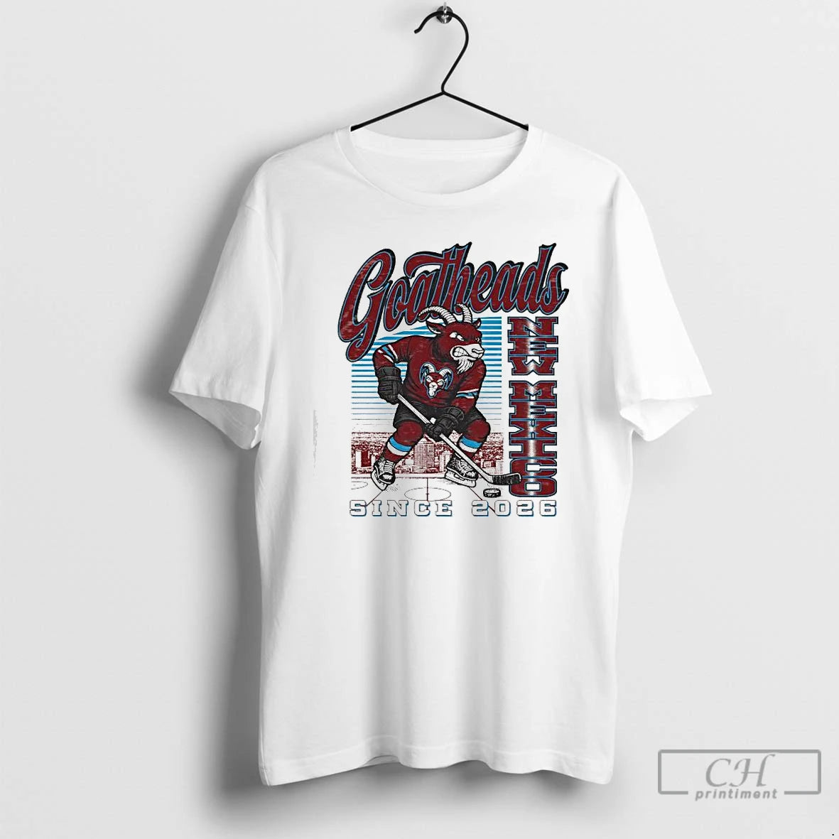 Premium Goatheads New Mexico Hockey Mascot Since 2026 Graphic T Shirts Hoodie, Sweatshirt | InkNestWear.com