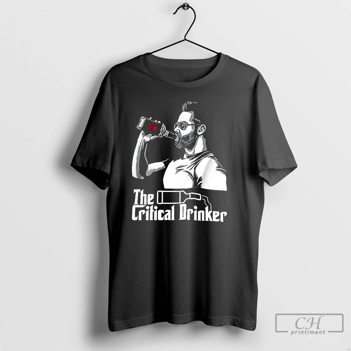 Premium Godfather The Critical Drinker Logo T Shirts Hoodie, Sweatshirt | InkNestWear.com