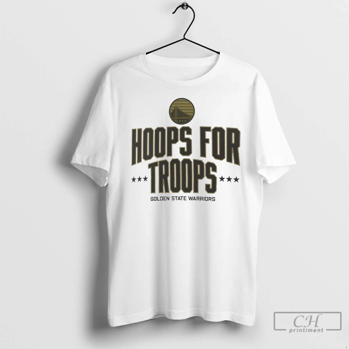 Premium Golden State Warriors Hoops For Troops T-Shirts, Hoodie, Sweatshirt | InkNestWear.com