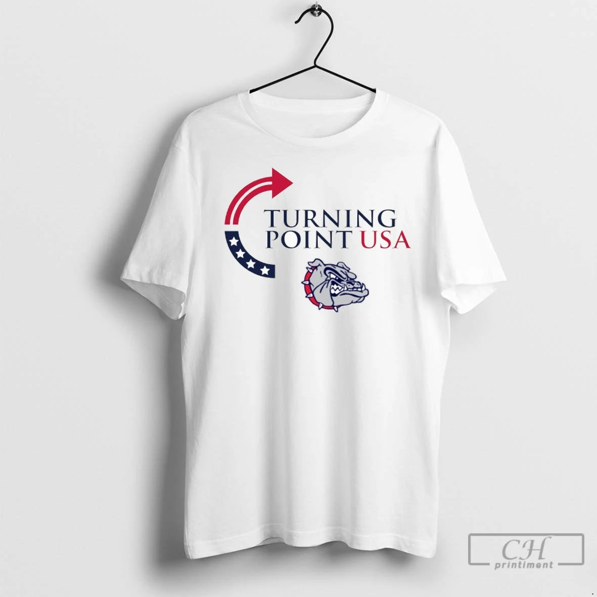 Premium Gonzaga Bulldogs Turning Point Usa T-Shirts, Hoodie, Sweatshirt | InkNestWear.com