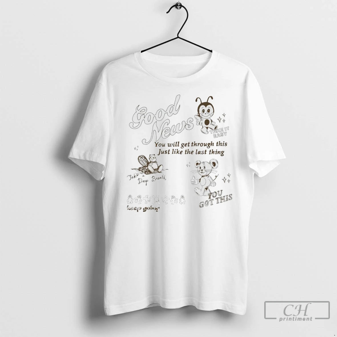 Premium Good News You Will Get Through This Just Like The Last Thing T-Shirts, Hoodie, Sweatshirt | InkNestWear.com