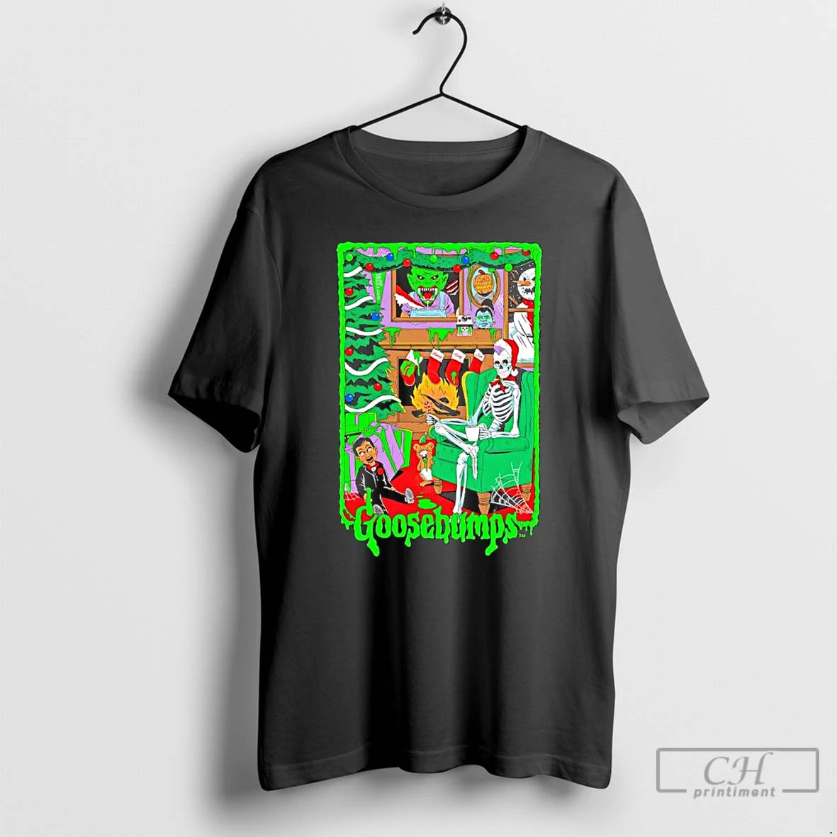 Premium Goosebumps Very Scary Xmas T Shirts Hoodie, Sweatshirt | InkNestWear.com