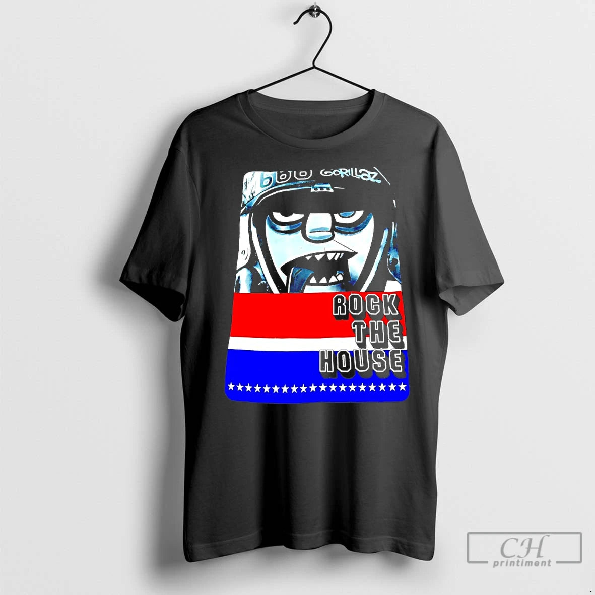 Premium Gorillaz Rock The House T-Shirts, Hoodie, Sweatshirt | InkNestWear.com