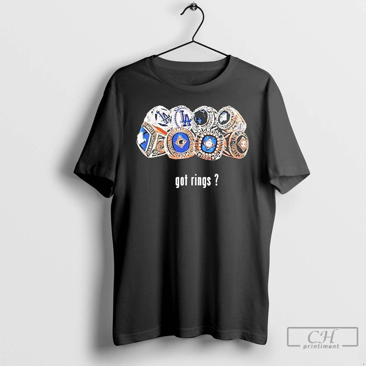 Premium Got Rings Los Angeles Dodgers World Champions Long Sleve T Shirts Hoodie, Sweatshirt | InkNestWear.com