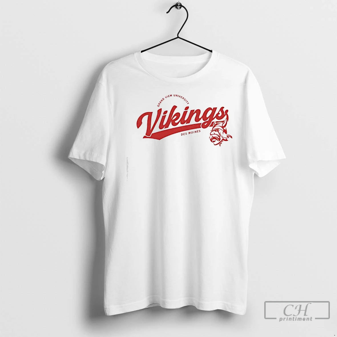 Premium Grand View University Vikings Des Moines Logo T-Shirts, Hoodie, Sweatshirt | InkNestWear.com