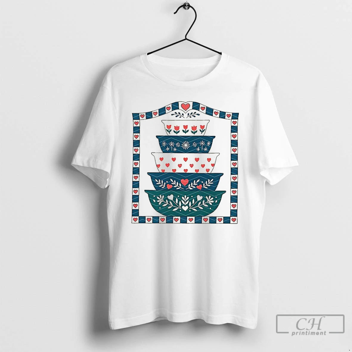 Premium Grannys Pyrex Stacked Bowls Classic T Shirts Hoodie, Sweatshirt | InkNestWear.com