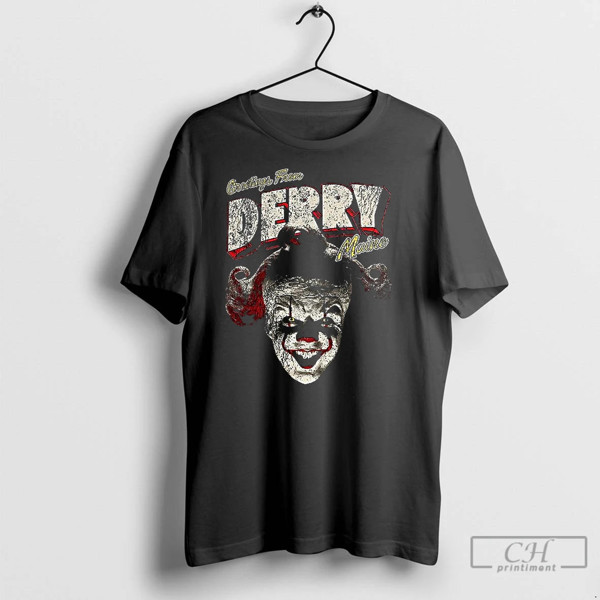 Premium Greetings From Derry Maine Clown Horror T-Shirts, Hoodie, Sweatshirt | InkNestWear.com