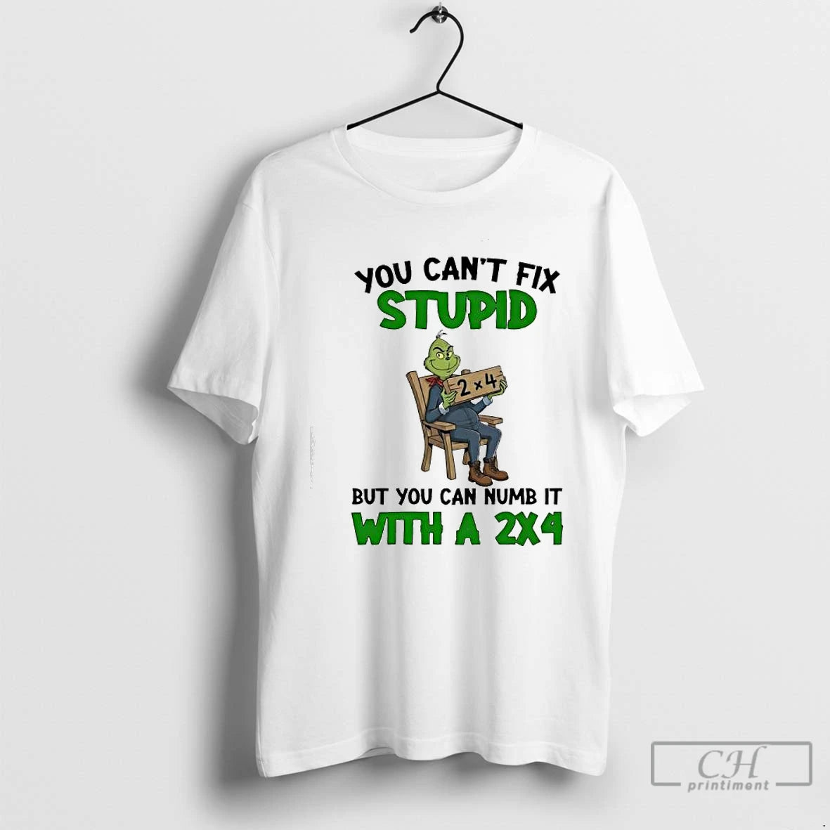Premium Grich You Cant Fix Stupid But You Can Numb It With A 2x4 T-Shirts, Hoodie, Sweatshirt | InkNestWear.com