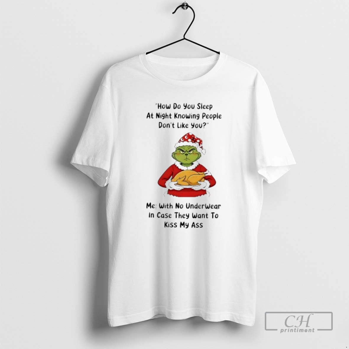 Premium Grinch Christmas How Do You Sleep At Night Knowing People Dont Like You T-Shirts, Hoodie, Sweatshirt