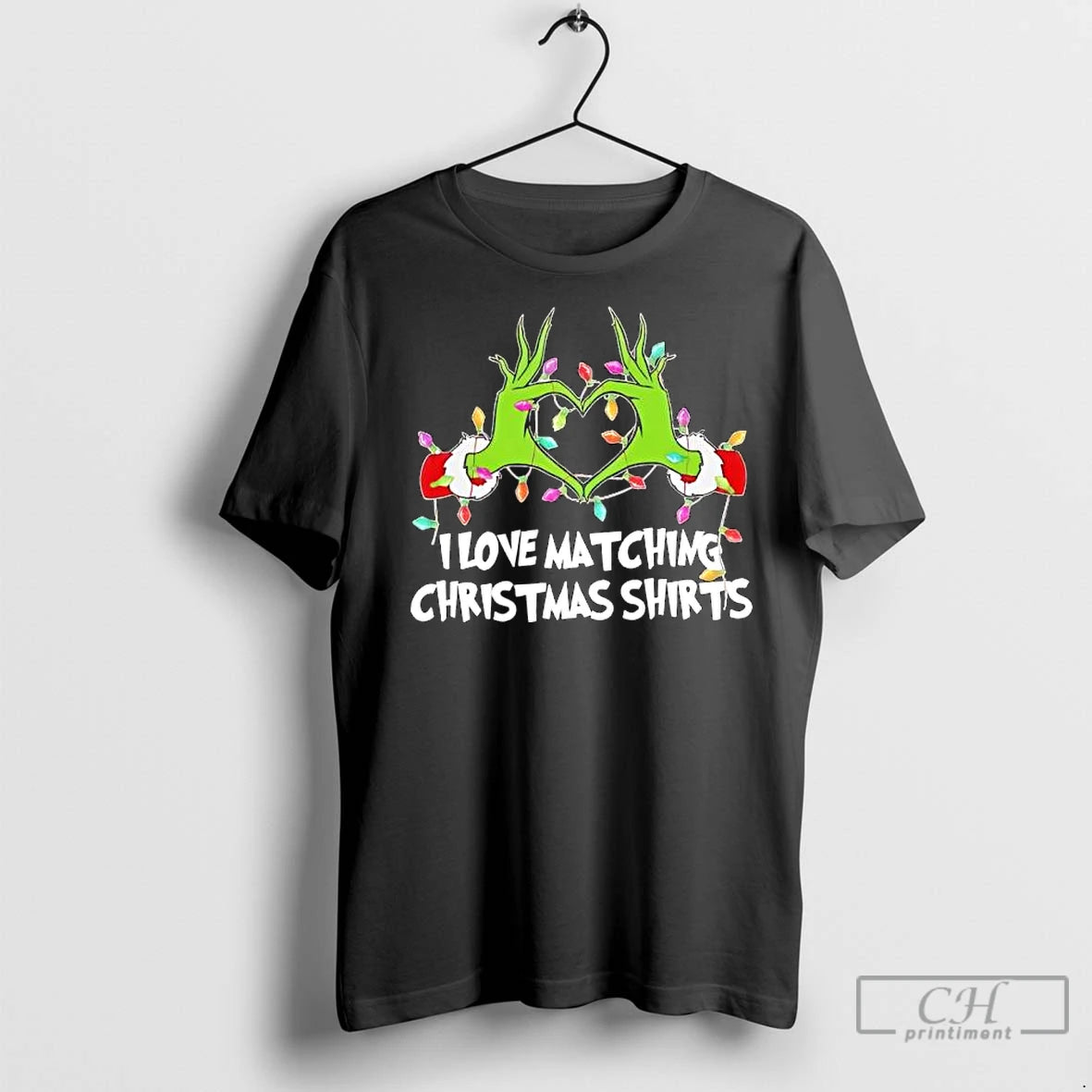 Premium Grinch I Love Matching Christmas T-Shirts, Hoodie, Sweatshirt | InkNestWear.com