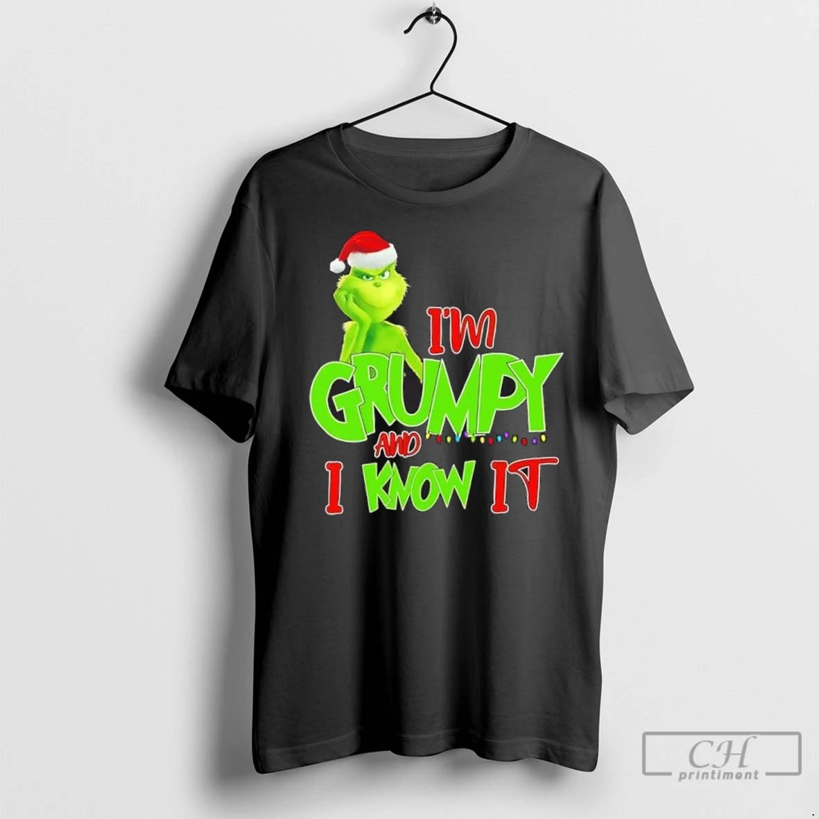 Premium Grinch Im Grumpy And I Know It Christmas T-Shirts, Hoodie, Sweatshirt | InkNestWear.com