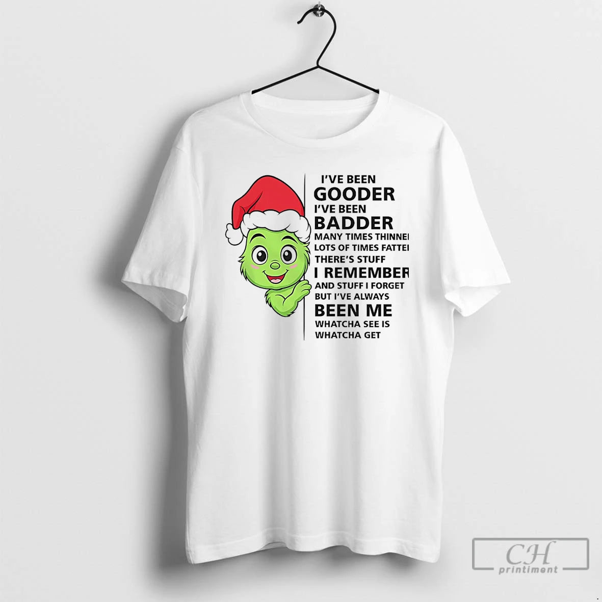 Premium Grinch Ive Been Gooder Ive Been Badder Christmas T Shirts Hoodie, Sweatshirt | InkNestWear.com