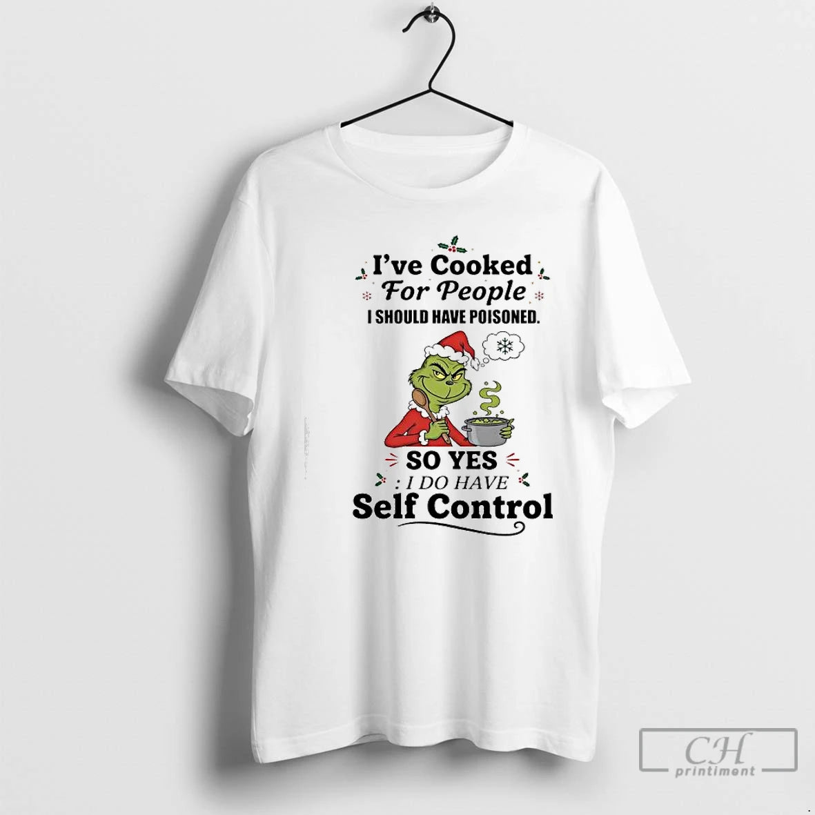 Premium Grinch Santa Ive Cooked For People I Should Have Poisoned O Yes I Do T-Shirts, Hoodie, Sweatshirt | InkNestWear.com