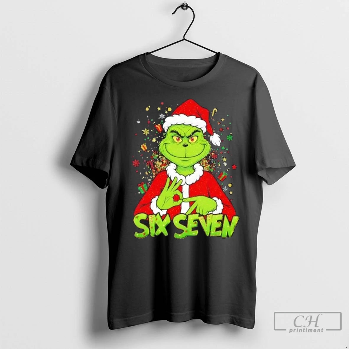 Premium Grinch Six Seven 6 7 Christmas T-Shirts, Hoodie, Sweatshirt | InkNestWear.com