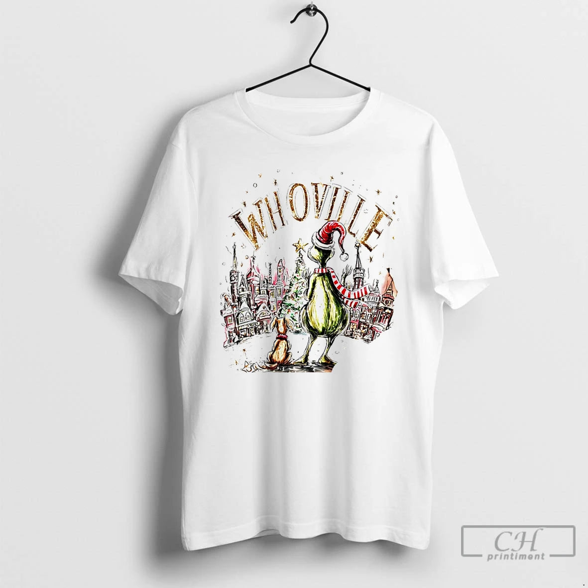 Premium Grinch And Dog Max Whoville Christmas T Shirts Hoodie, Sweatshirt | InkNestWear.com