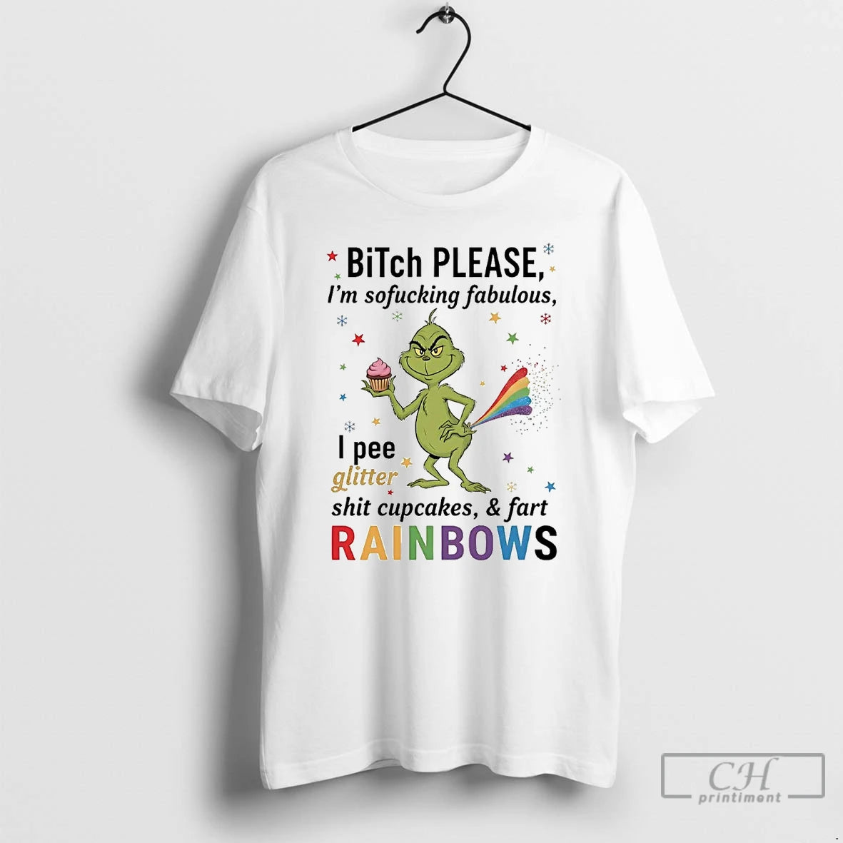 Premium Grinch Bitch Please Im So Fucking Fabulous T Shirts Hoodie, Sweatshirt | InkNestWear.com
