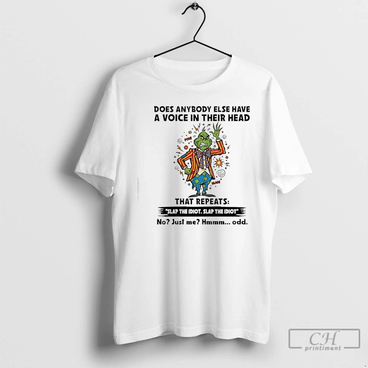 Premium Grinch Does Anybody Else Have A Voice In Their Head T Shirts Hoodie, Sweatshirt | InkNestWear.com