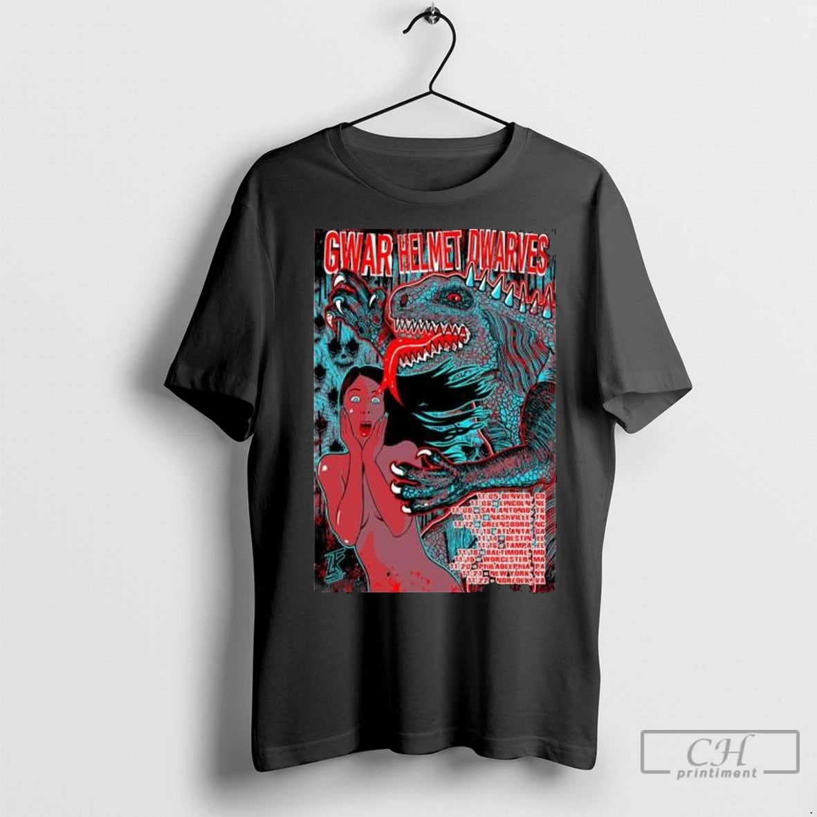 Premium Gwar Helmet Dwarves November 2025 Circle Black T-Shirts, Hoodie, Sweatshirt | InkNestWear.com