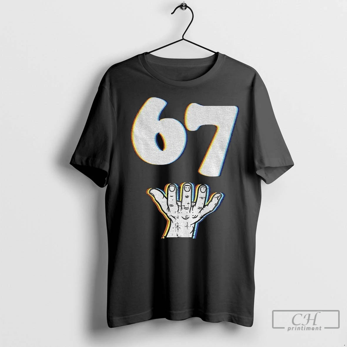 Premium Hand 67 Meme Funny T-Shirts, Hoodie, Sweatshirt | InkNestWear.com