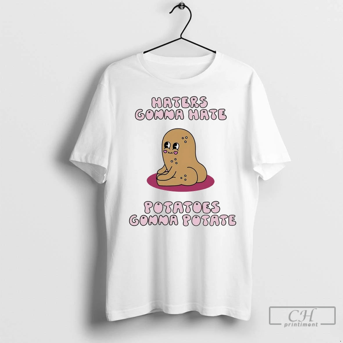 Premium Haters Gonna Hate Potatoes Gonna Potate T-Shirts, Hoodie, Sweatshirt | InkNestWear.com