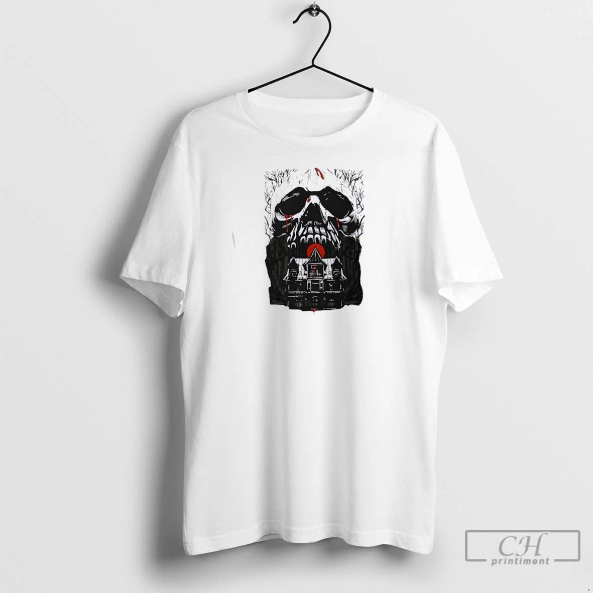Premium Haunted Mansion Skull Gothic Horror House T-Shirts, Hoodie, Sweatshirt | InkNestWear.com