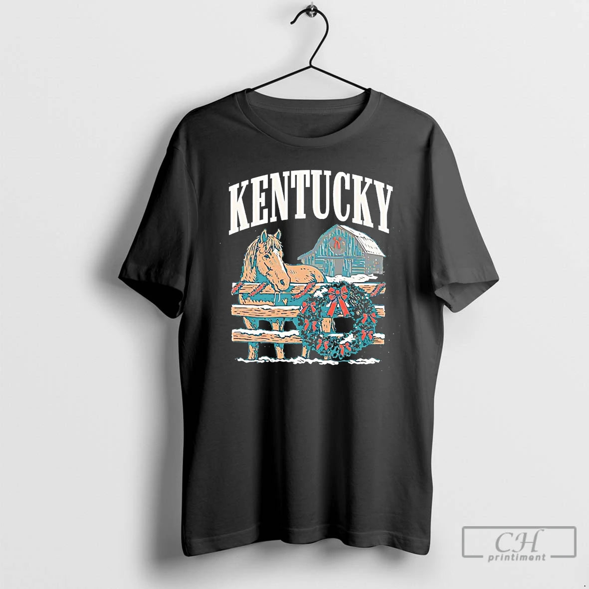 Premium Horse Kentucky Christmas T Shirts Hoodie, Sweatshirt | InkNestWear.com
