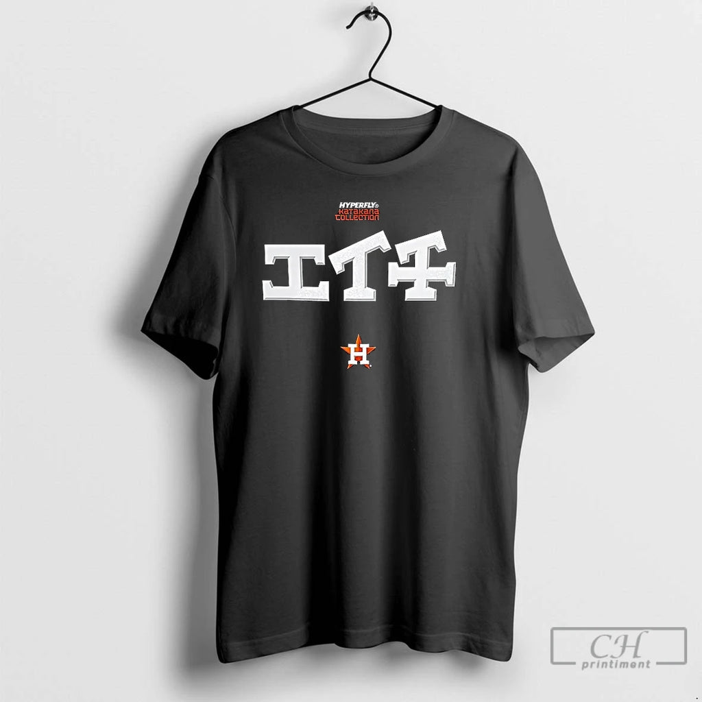 Premium Houston Astros Hyperfly Katakana Logo T Shirts Hoodie, Sweatshirt | InkNestWear.com
